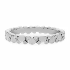 Disney Rebecca Hook Ring - Mickey Interlocking Icons - Silver