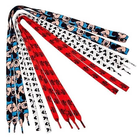 Disney Shoelaces - Mickey Mouse-- 3-Pack