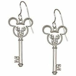 Disney Arribas Earrings - Crystal Key Mickey Mouse -- Mouse Icon