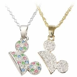 Disney Necklace - Pave Mickey Mouse Ear Hat - Boxed