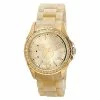Disney Wrist Watch - Gold Crystal Link Mickey Mouse For Women