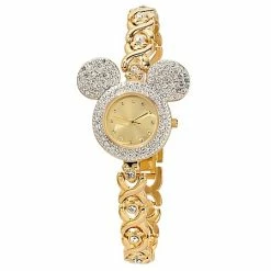 Disney Wrist Watch - Mickey Mouse Pavé Crystal Bezel For Women