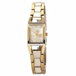 Disney Wrist Watch - Two Tone Rectangular - Mickey Mouse Link