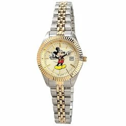 Disney Wrist Watch - Two-Tone Hands Mickey Mouse -- Small