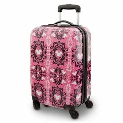 Disney Rolling Luggage - Pink Mickey Mouse Icon - 20"