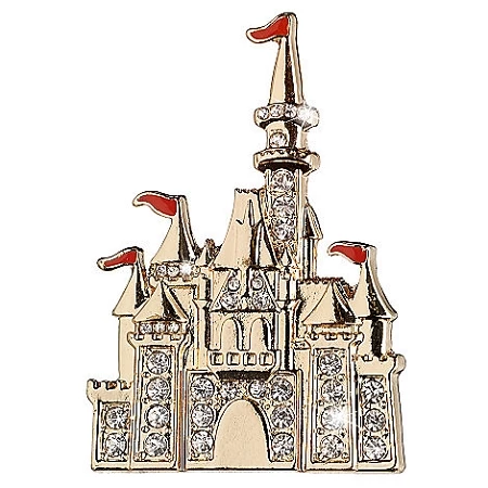 Disney Brooch Pin - Sleeping Beauty Castle