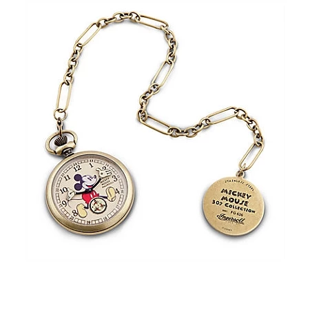 Disney Pocket Watch - Mickey Mouse Replica By Ingersoll