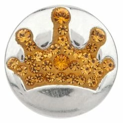 Disney Jewel Pop Necklace Charm - Gold Crown