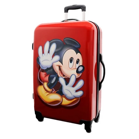 Disney Rolling Luggage - Mickey Mouse Stow-Away Luggage - 26''