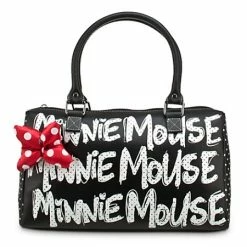 Disney Purse Bag - Minnie Mouse Polka Dot Purse - Black