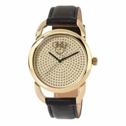 Disney Wrist Watch For Women - Minnie Mouse Icon - Golden Ears