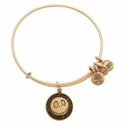Disney Alex And Ani Charm Bracelet - Jack Skellington - Gold