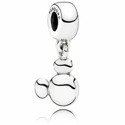 Disney Pandora Charm - Solid Mickey Mouse Icon
