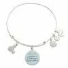 Disney Alex And Ani Charm Bracelet - A Dream Is A Wish - Silver