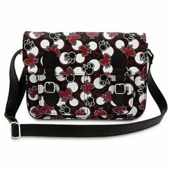 Disney Satchel Bag - Minnie Mouse Icons - Black, White And Red