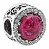 Disney Pandora Charm - Belle Red Rose