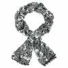 Disney Scarf - Filigree Mickey Mouse Icon - Black And White