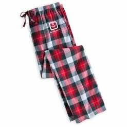 Disney Adult Lounge Pants - Holiday Mickey Mouse - Plaid