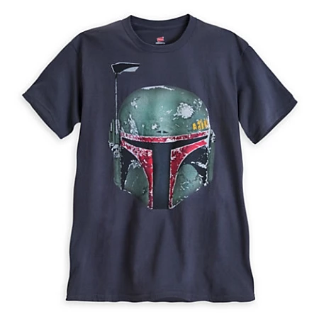 Disney Shirt For Adults - Star Wars - Boba Fett Helmet Tee