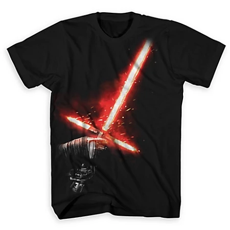 Disney Shirt For Men - Kylo Ren Lightsaber Tee - Star Wars