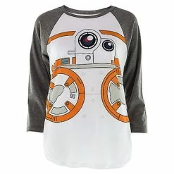 Disney Shirt For Women - BB-8 Raglan Baseball Tee - The Force Awakens