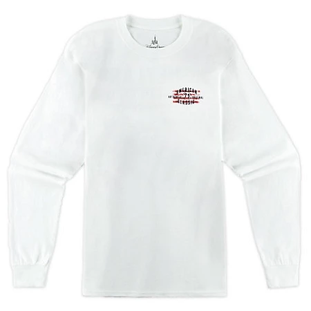 Disney Long Sleeve Shirt For Men - Mickey Stars And Stripes - White