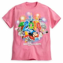 Disney Shirt For Girls - 2014 Sorcerer Mickey And Friends - Pink