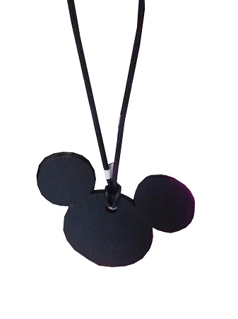 Disney Luggage Bag Tag - Mickey Mouse Icon - Black