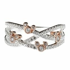 Disney Rebecca Hook Ring - Mickey Mouse Crisscross