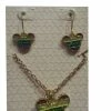 Disney Necklace And Earrings Set - Rainbow Mickey Mouse Icon