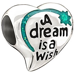 Disney Chamilia Charm - A Dream Is A Wish Heart