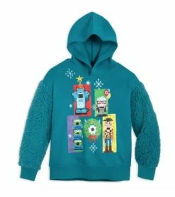 Disney Pullover Hoodie For Kids - Holiday Pixar - Blue