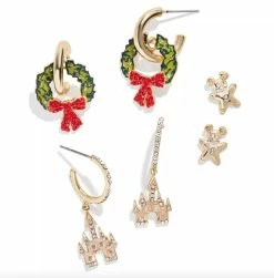Disney BaubleBar Earrings Set - 2022 Holiday - Set Of 3