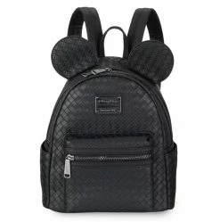 Disney Loungefly Backpack - Mickey Mouse Woven - Black