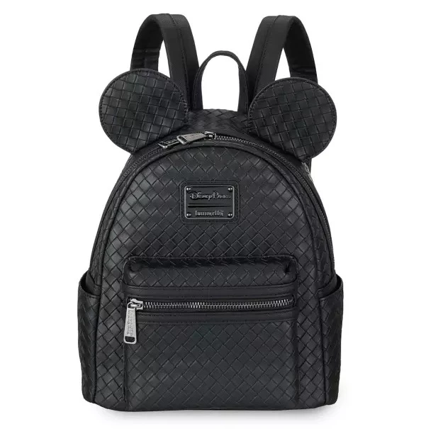 Disney Loungefly Backpack - Mickey Mouse Woven - Black