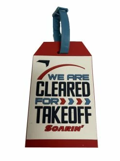 Disney Luggage Bag Tag - Soarin' - Cleared For Take Off