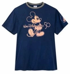 Disney Shirt For Adults - Walt Disney World 50th Anniversary Ringer