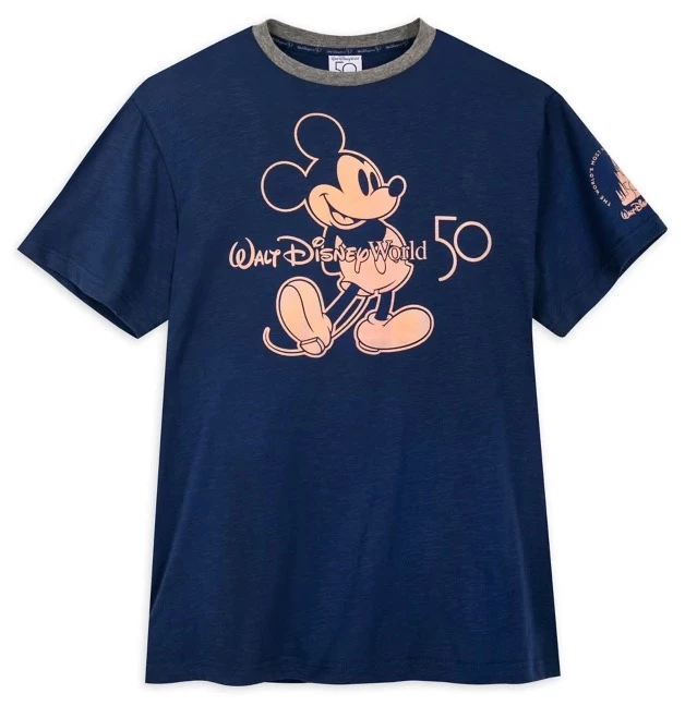 Disney Shirt For Adults - Walt Disney World 50th Anniversary Ringer