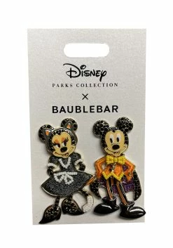 Disney BaubleBar Earrings - Halloween Mickey And Minnie Mouse