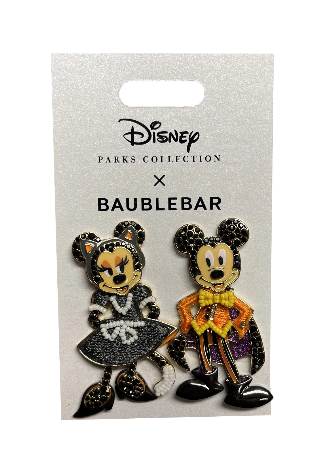 Disney BaubleBar Earrings - Halloween Mickey And Minnie Mouse
