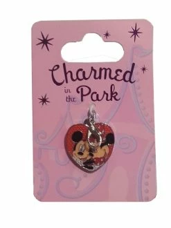 Disney Dangle Charm - Charmed In The Park - Minnie & Mickey Heart