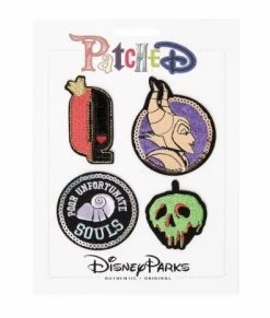 Disney Iron On Patch Set - Patched - Disney Villains - Set Of 4