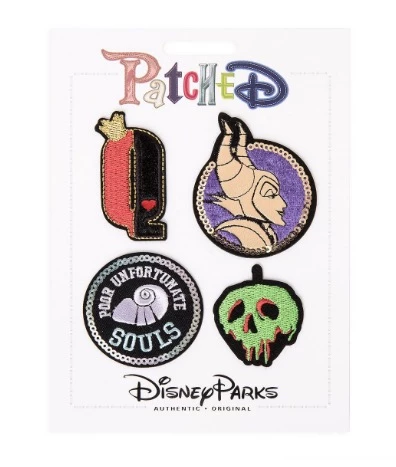 Disney Iron On Patch Set - Patched - Disney Villains - Set Of 4