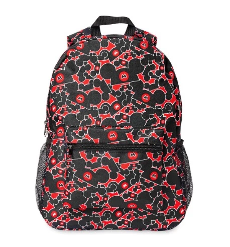 Disney Backpack Bag - Mickey Mouse Club Ear Hat - Red & Black