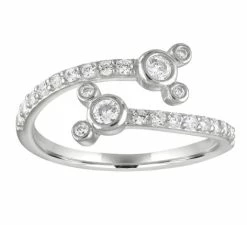 Disney Rebecca Hook Ring - Double Mickey Mouse Icon