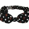 Disney Stretch Headband - Minnie Mouse Dot And Bows - Black