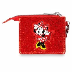 Disney Kids Wallet - Minnie Mouse Glitter - Red