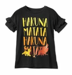 Disney Shirt For Girls - The Lion King - Hakuna Matata