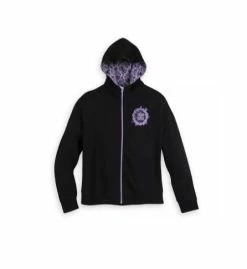 Disney Ladies Zip Hoodie - Haunted Mansion - Welcome Foolish Mortals