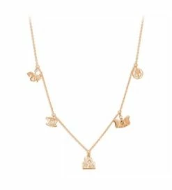 Disney Crislu Necklace - Fantasyland Charms